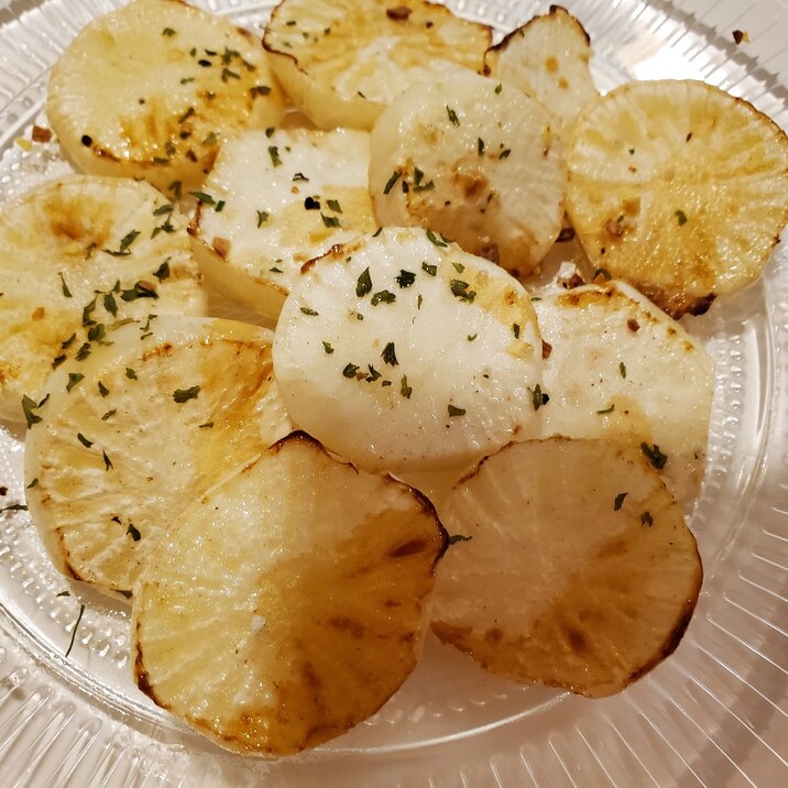 ☆簡単☆かぶのガーリック&オニオンバター醤油焼き